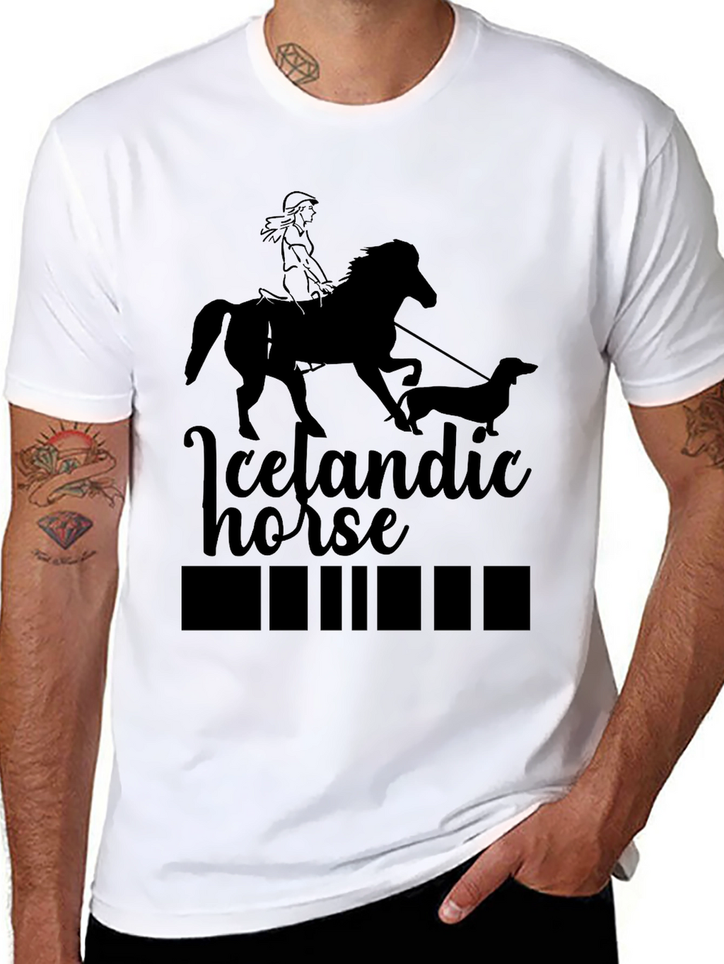 Icelandic Horse Graphic Tee