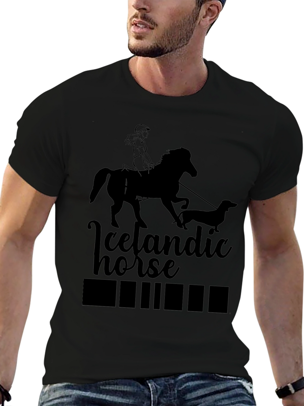 Icelandic Horse Graphic Tee