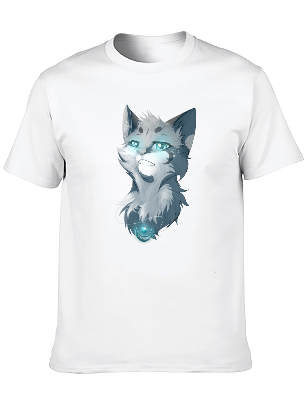 Mystic Cat Graphic Tee - Black Cotton Blend