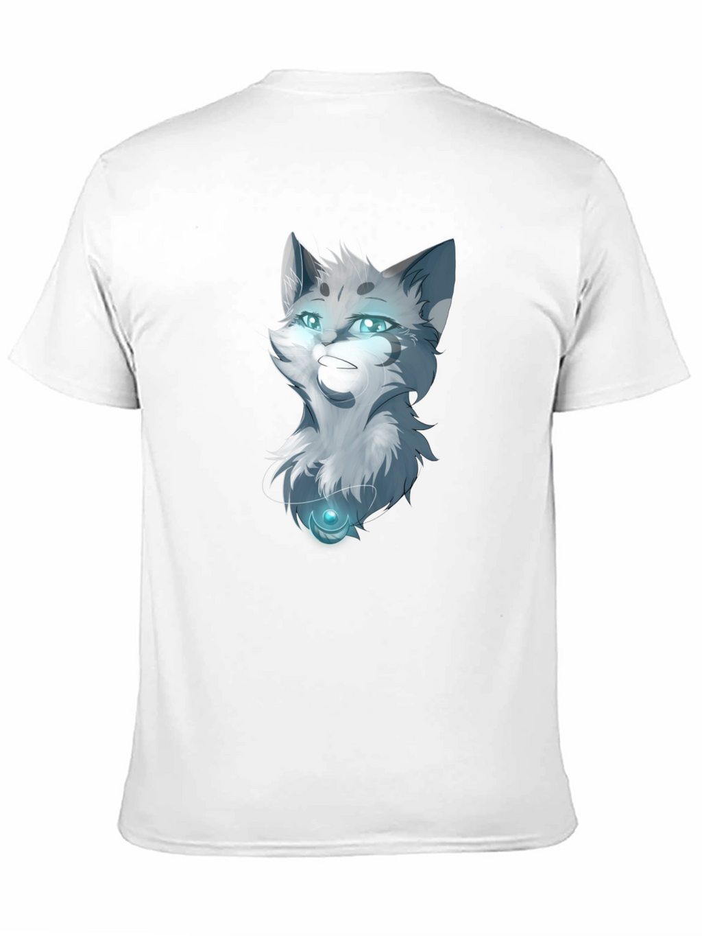 Mystic Cat Graphic Tee - Black Cotton Blend