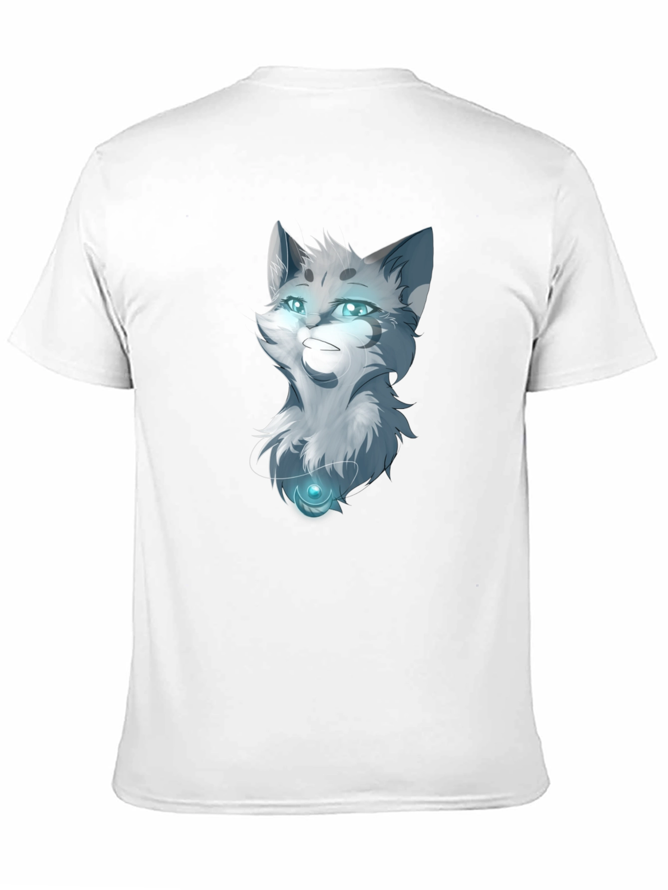 Mystic Cat Graphic Tee - Black Cotton Blend
