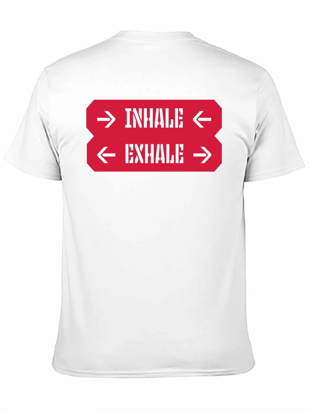 Inhale Exhale Graphic Tee - Black