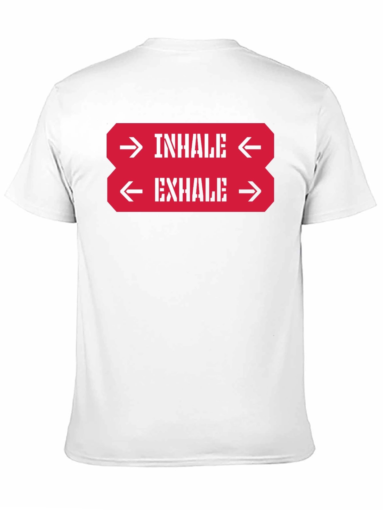Inhale Exhale Graphic Tee - Black