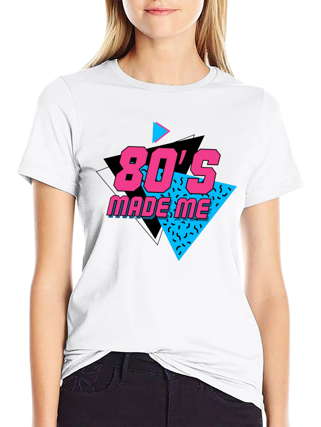 80s Made Me Black T-Shirt