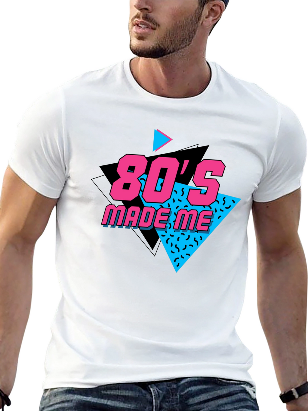 80s Made Me Black T-Shirt