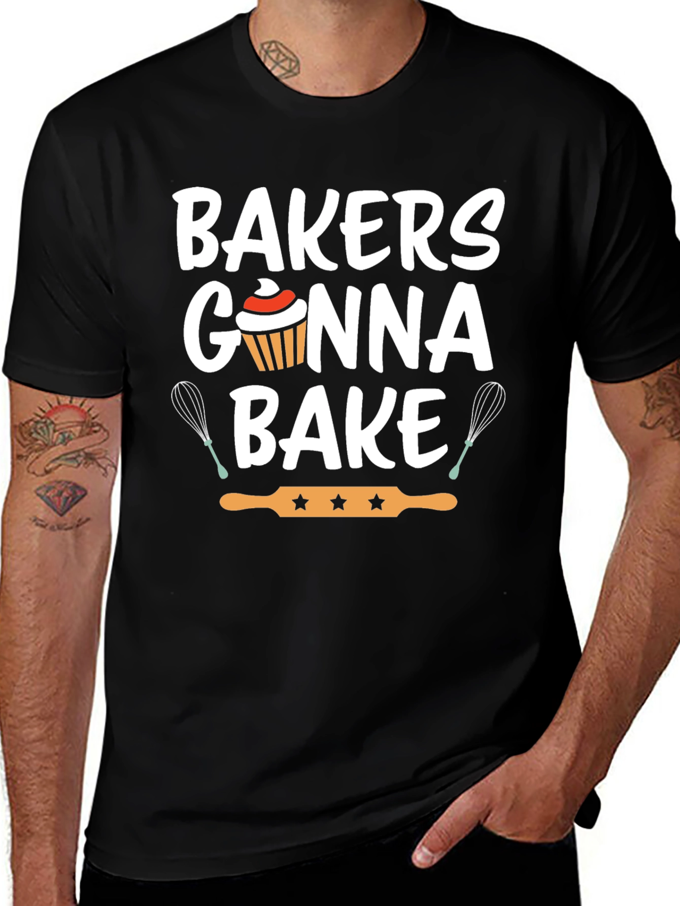Bakers Gonna Bake Black T-Shirt