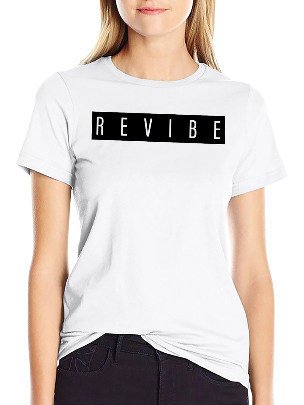 Revibe Black Graphic Tee - Mens Casual Fashion