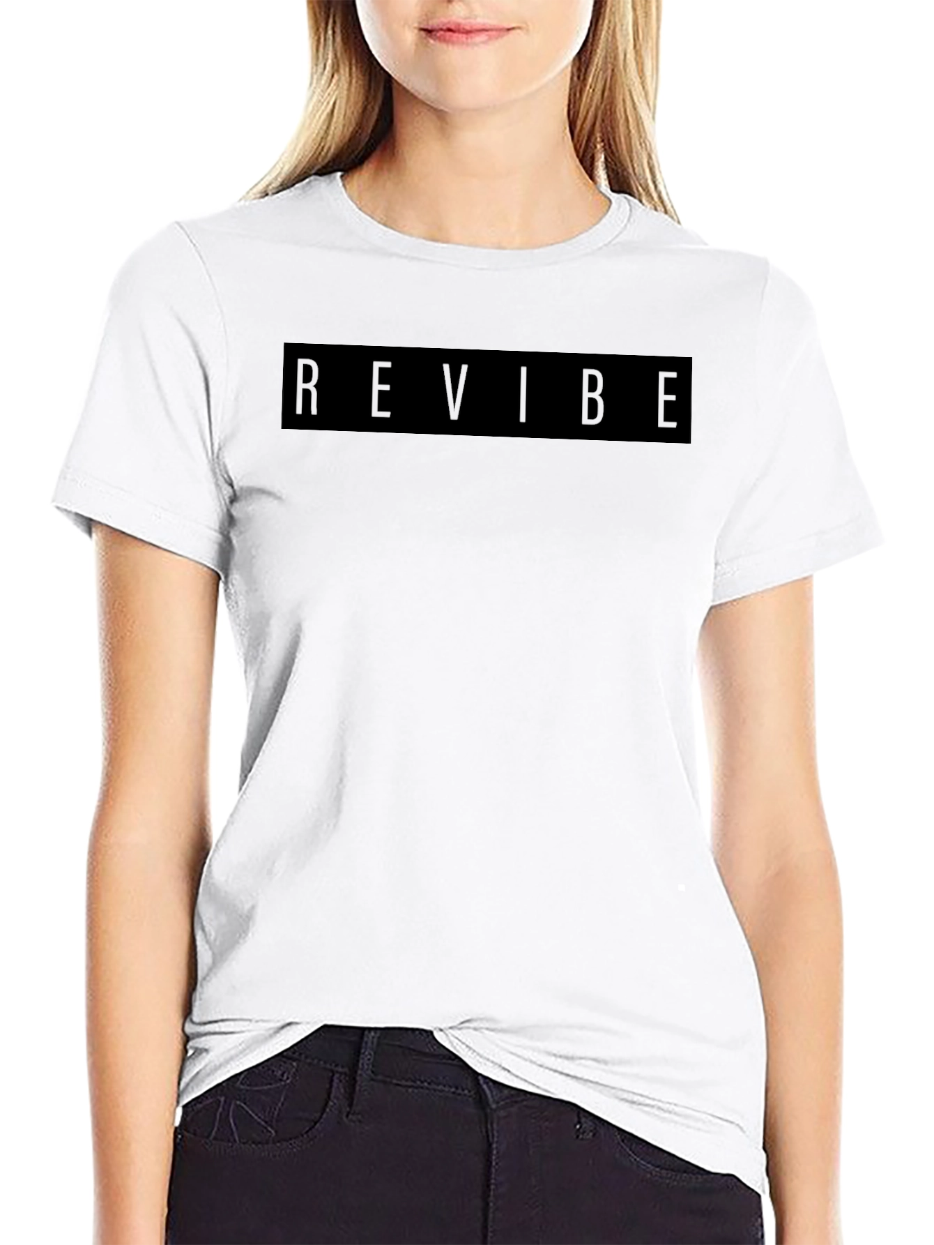 Revibe Black Graphic Tee - Mens Casual Fashion