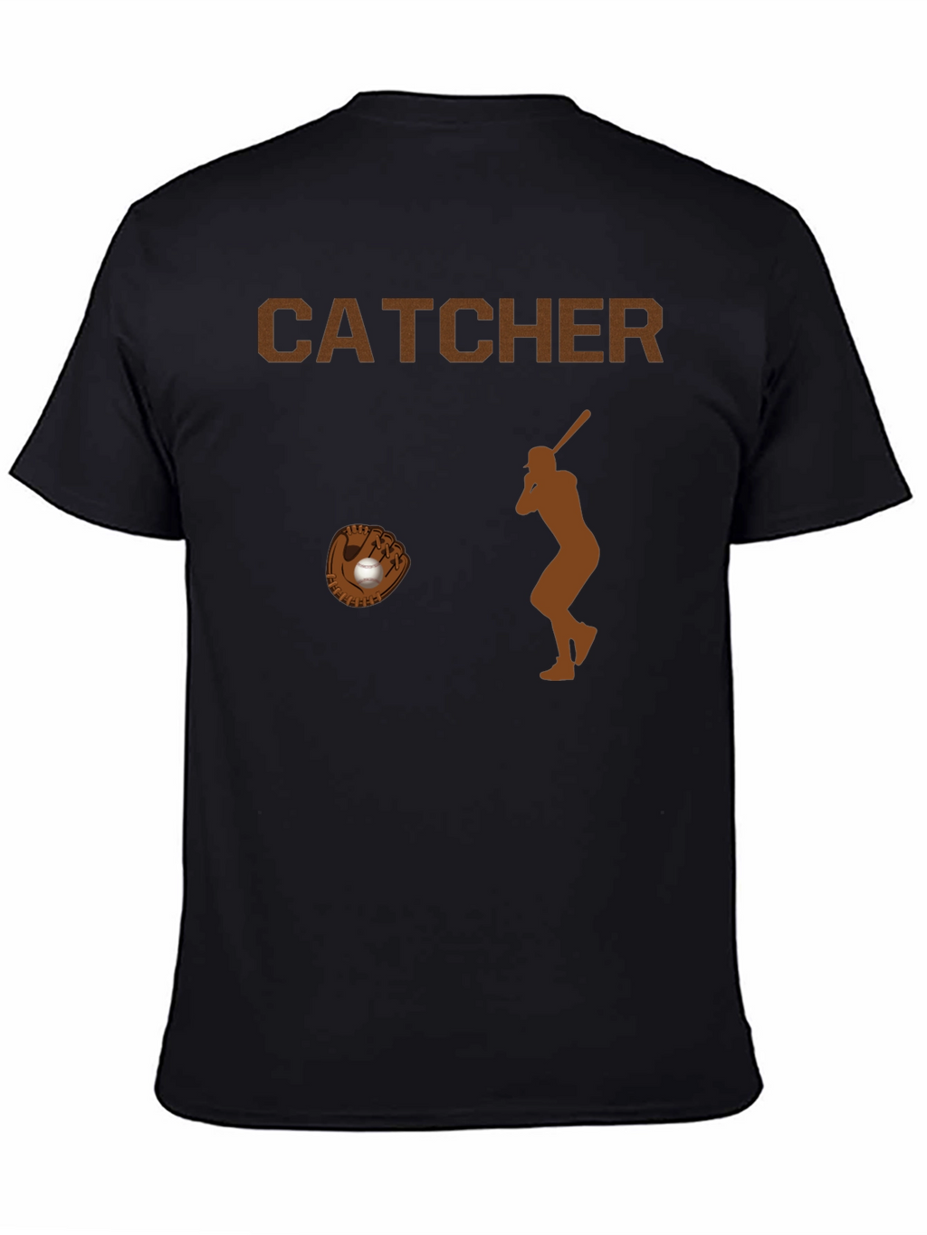 Catcher Baseball Graphic T-Shirt