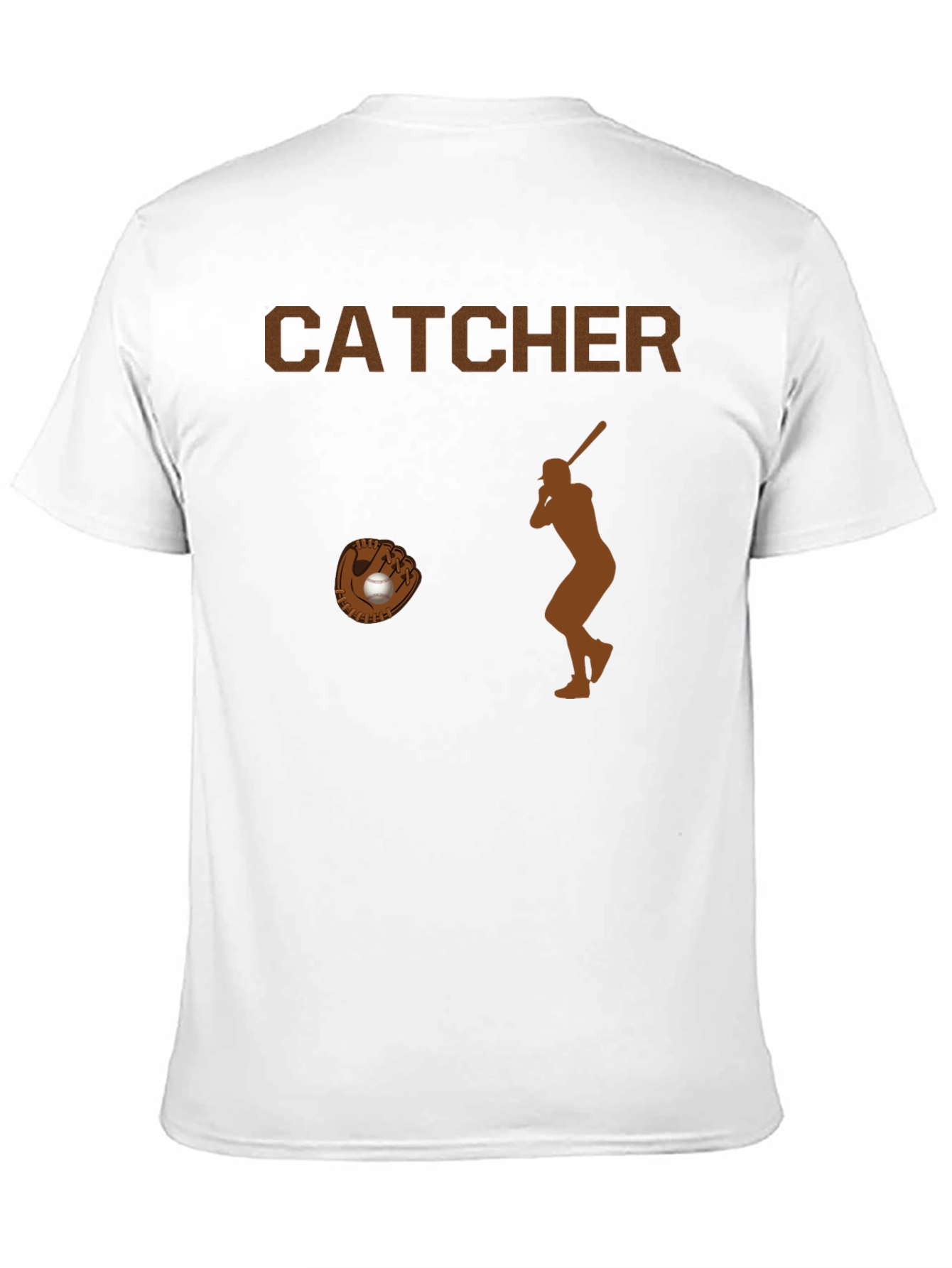 Catcher Baseball Graphic T-Shirt