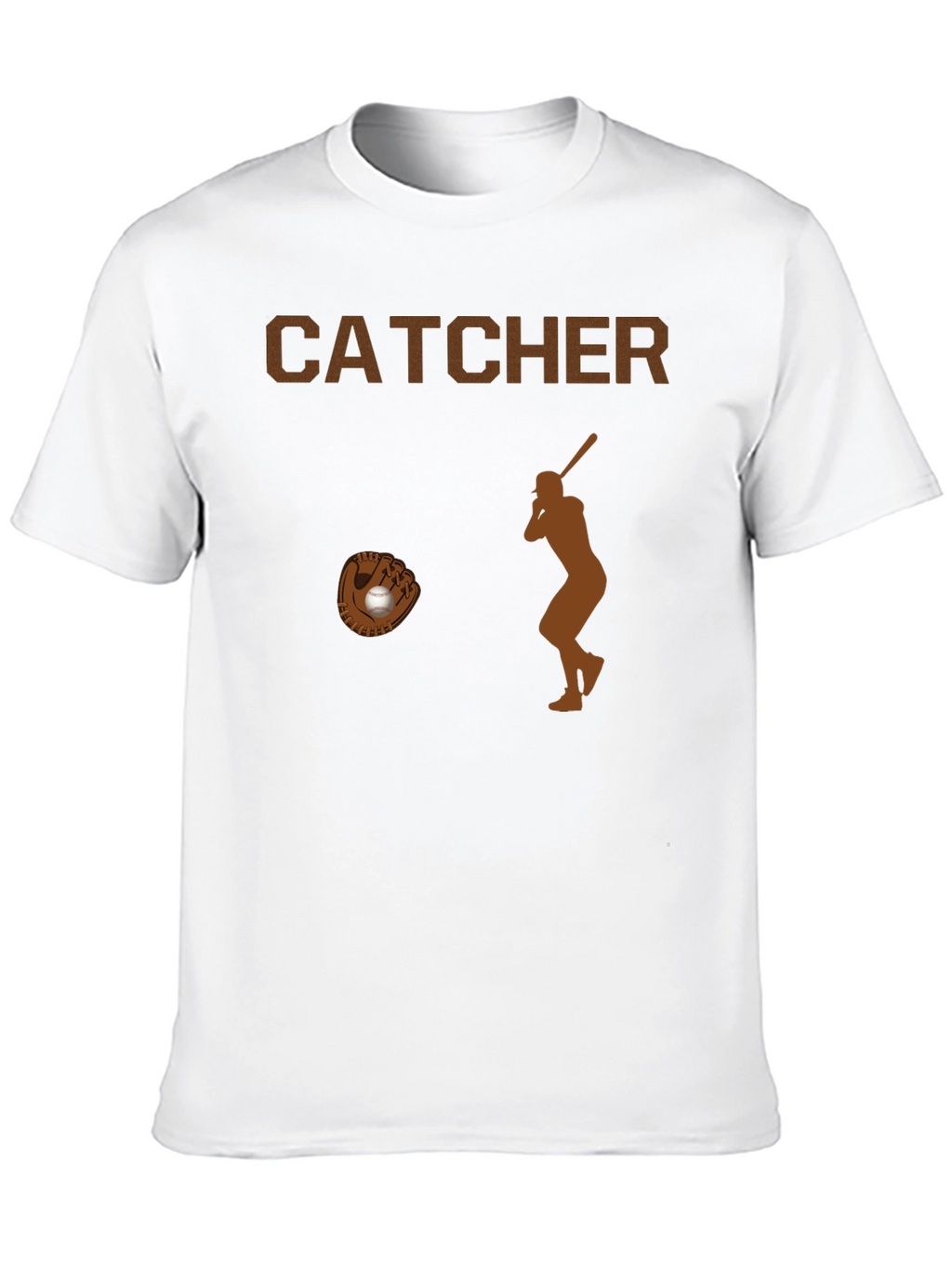 Catcher Baseball Graphic T-Shirt