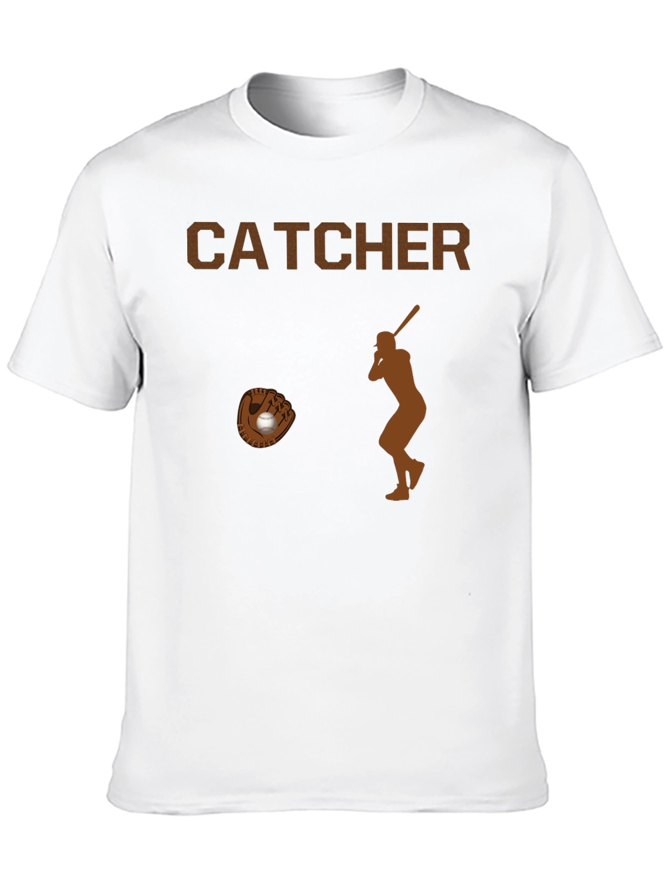Catcher Baseball Graphic T-Shirt