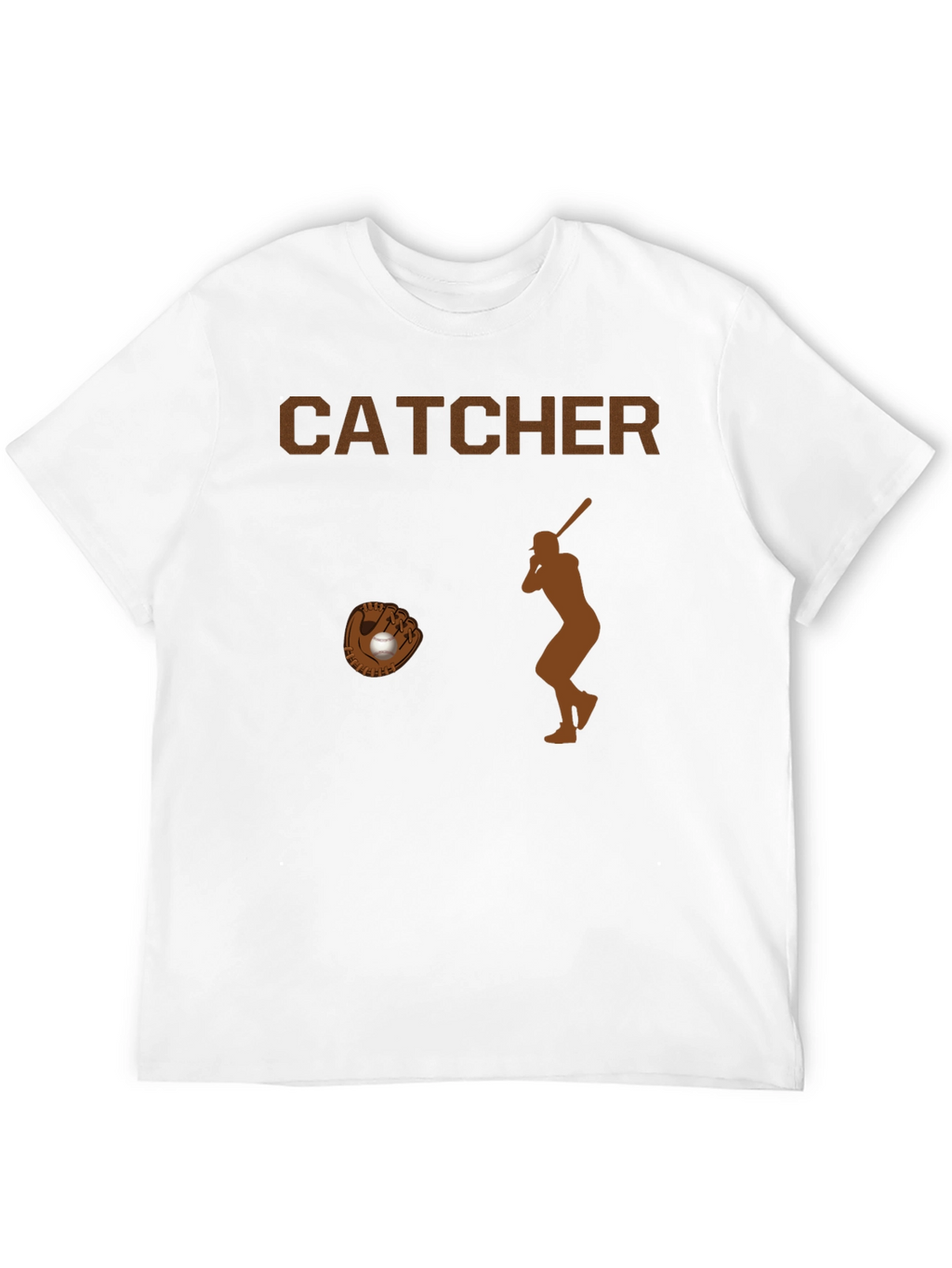 Catcher Baseball Graphic T-Shirt