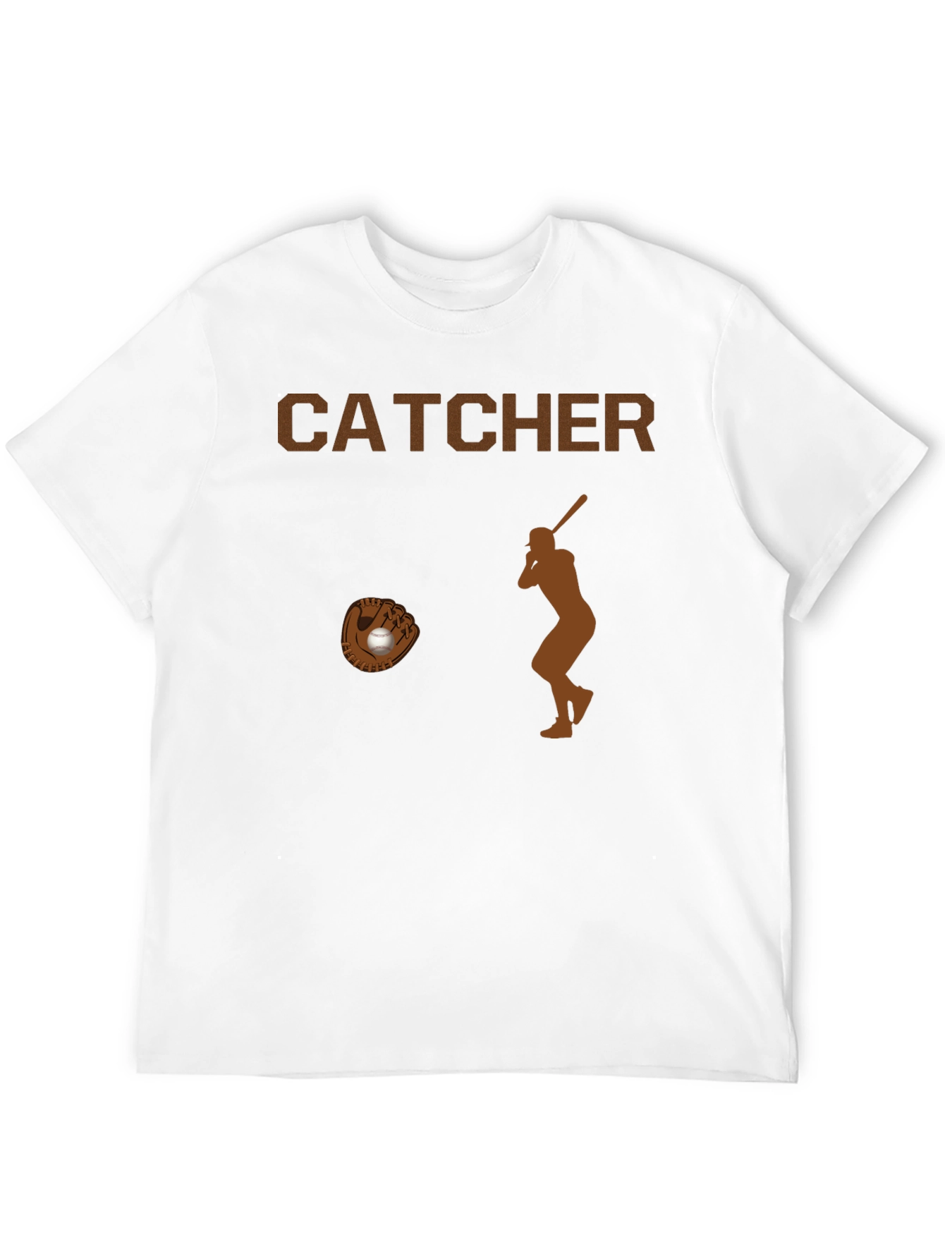 Catcher Baseball Graphic T-Shirt
