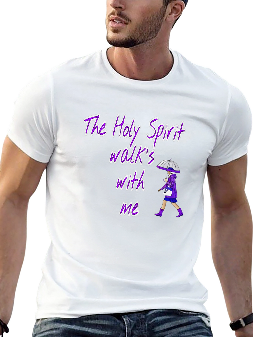 Holy Spirit Walks With Me T-Shirt