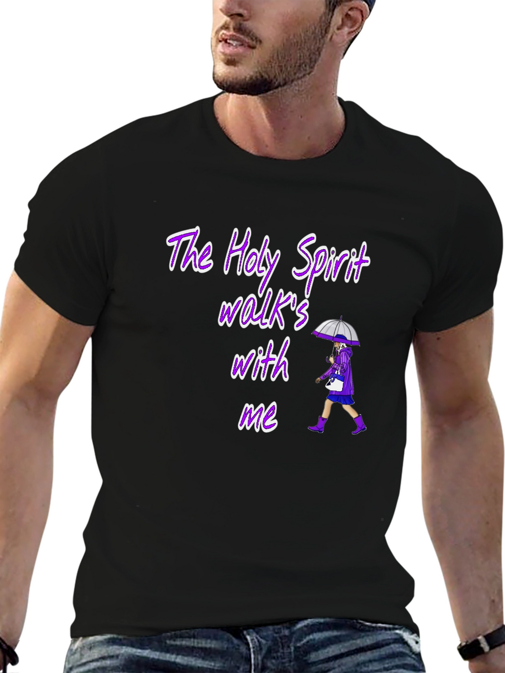 Holy Spirit Walks With Me T-Shirt