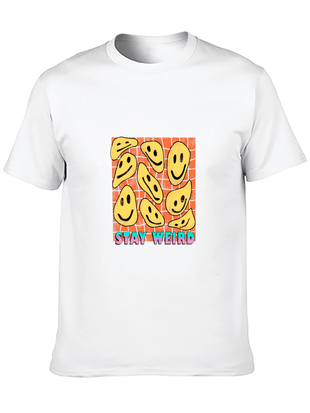 Stay Weird Graphic Tee - Black Cotton T-Shirt