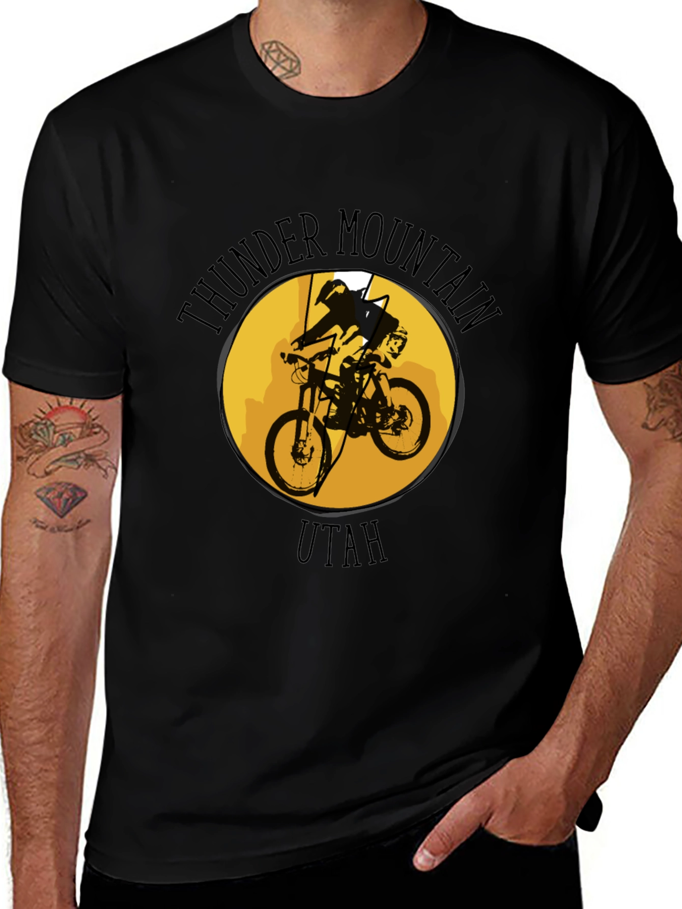 Thunder Mountain Utah Bike T-Shirt