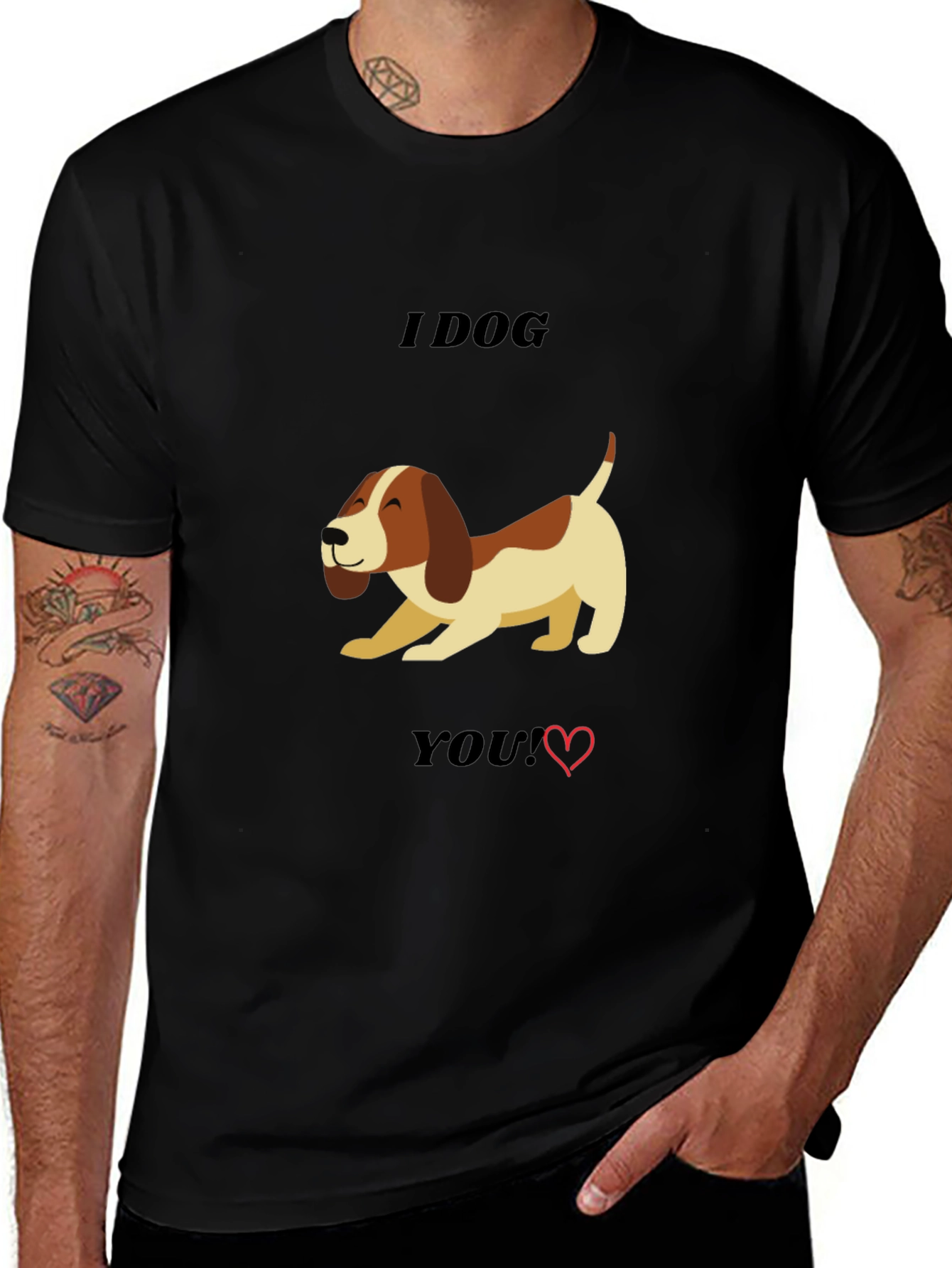 I Dog You T-Shirt - Cute Dog Lover Tee