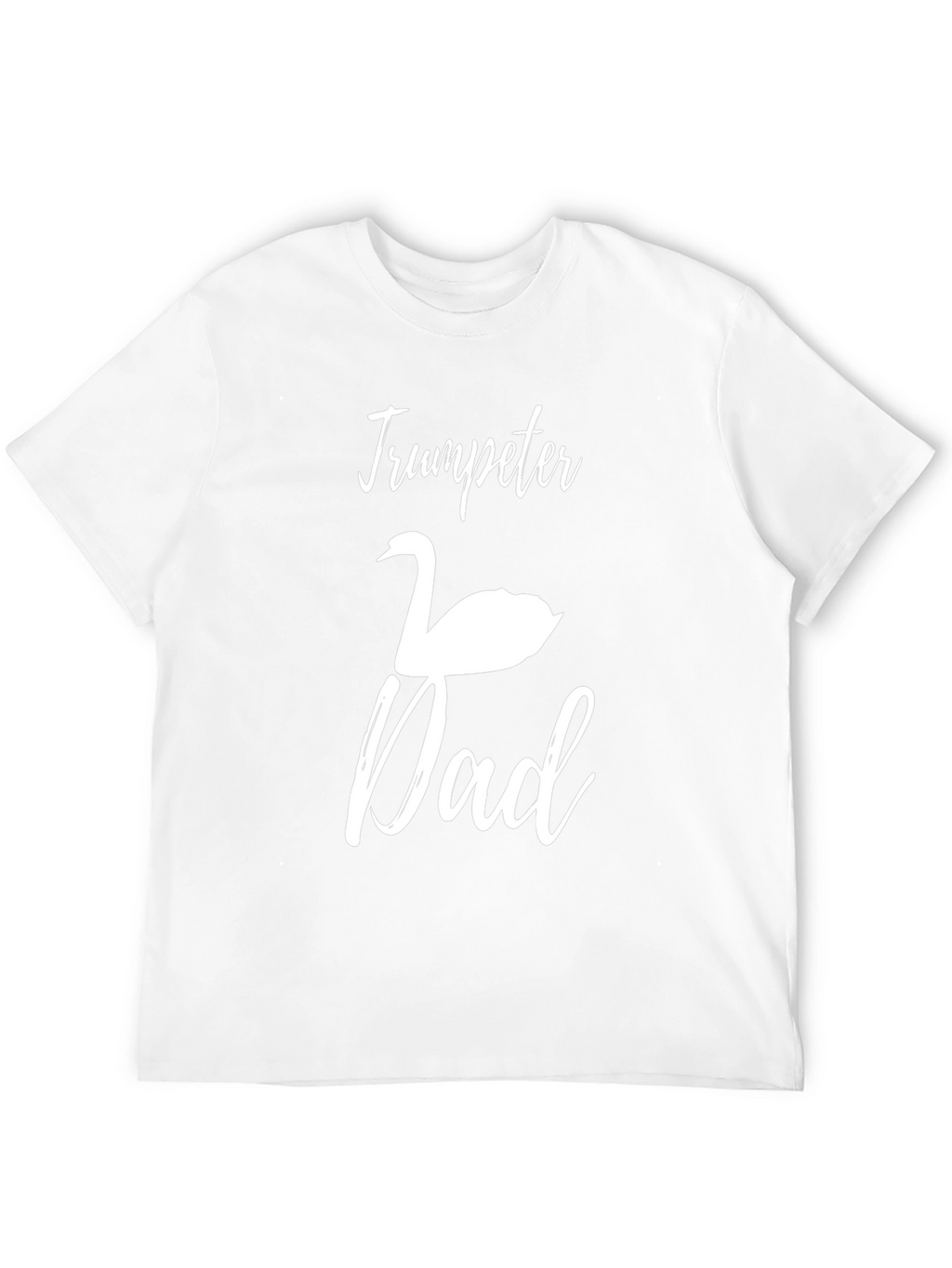 Trumpeter Swan Dad Black T-Shirt