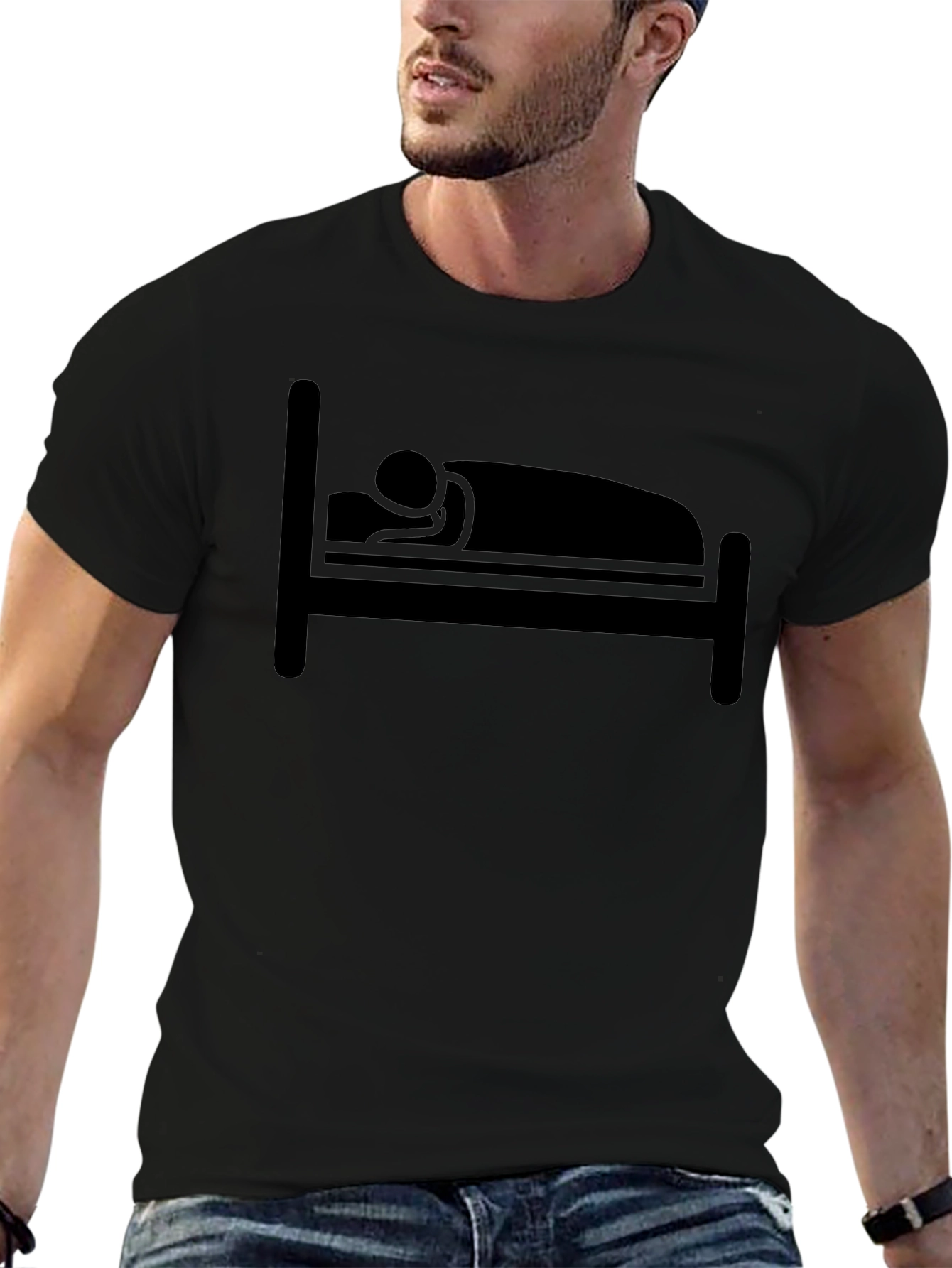 Sleepy Time T-Shirt - Unisex Bed Design Tee