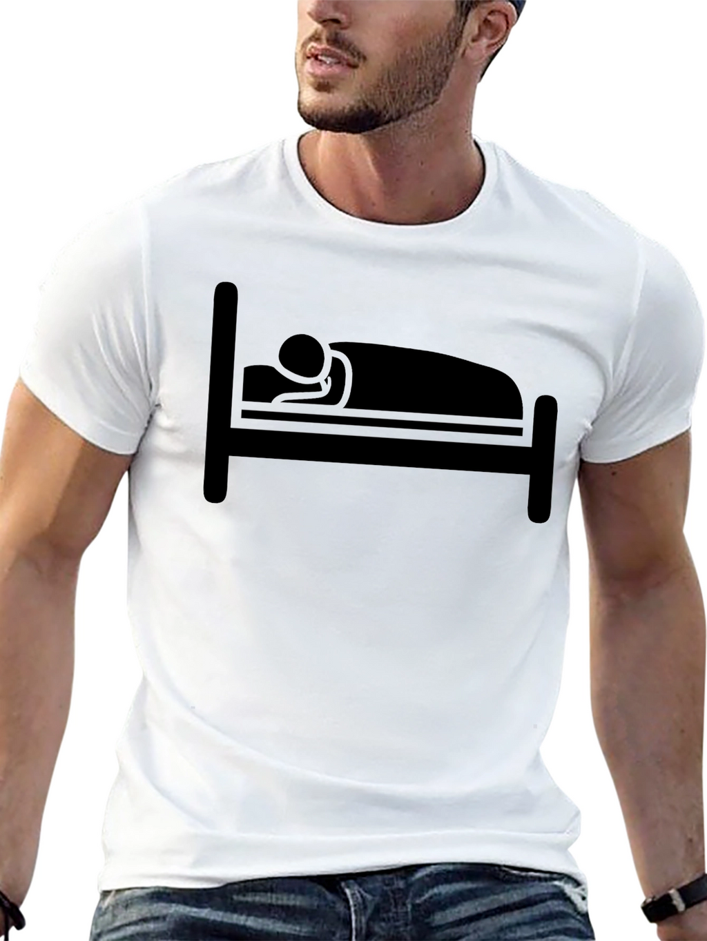 Sleepy Time T-Shirt - Unisex Bed Design Tee