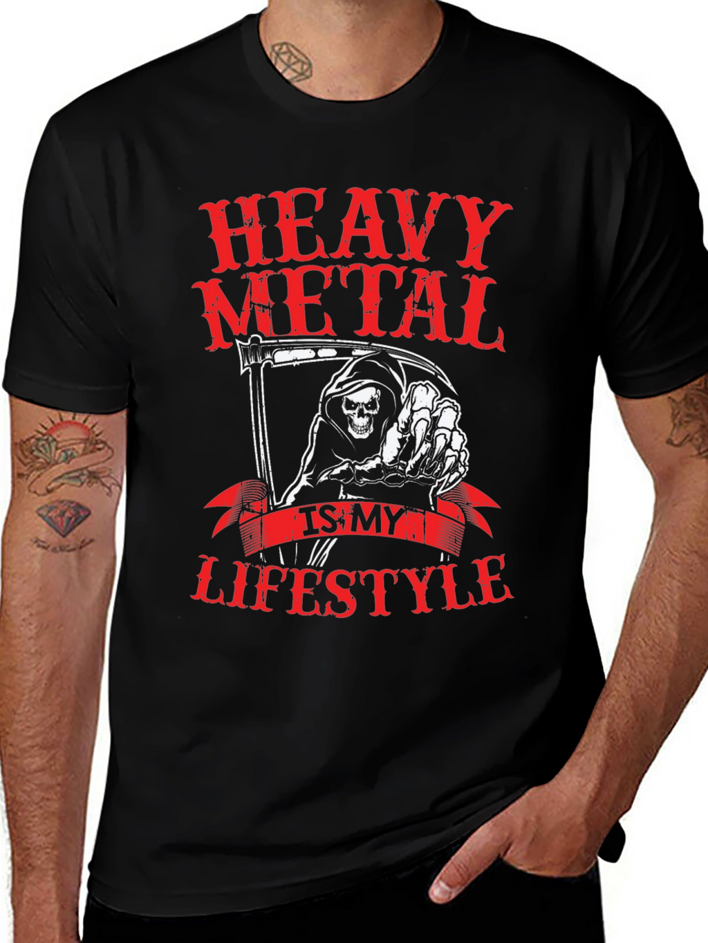Heavy Metal Lifestyle Graphic Tee