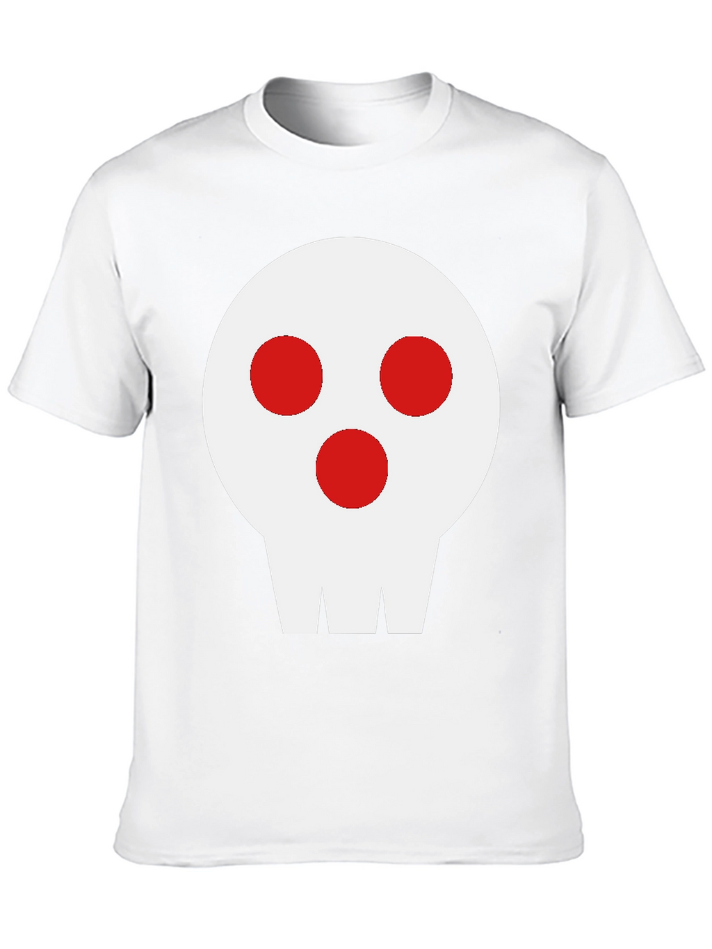 Skull Graphic Tee - Black Cotton Blend
