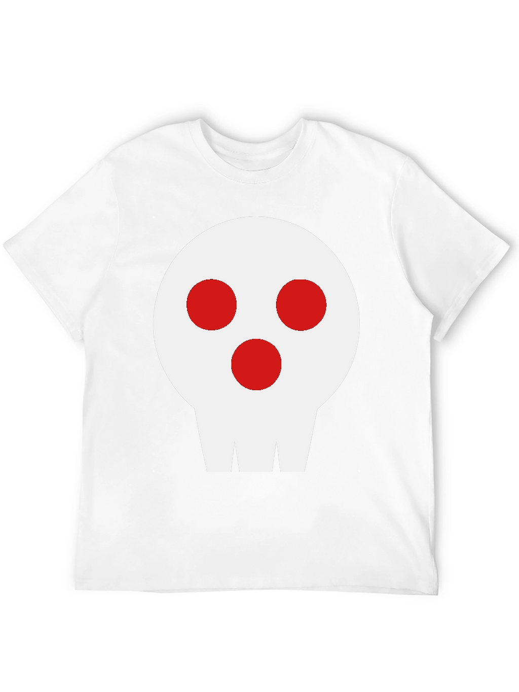 Skull Graphic Tee - Black Cotton Blend