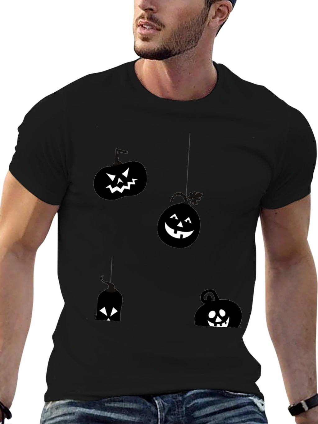Halloween Pumpkin Graphic T-Shirt