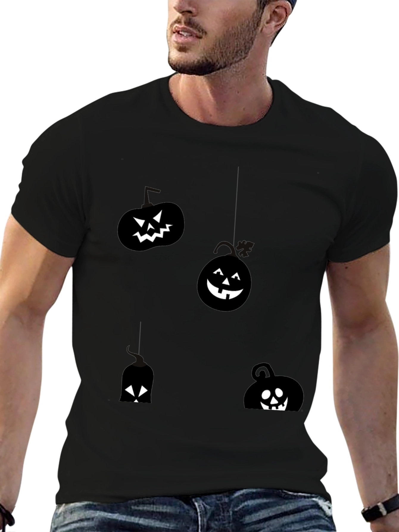 Halloween Pumpkin Graphic T-Shirt
