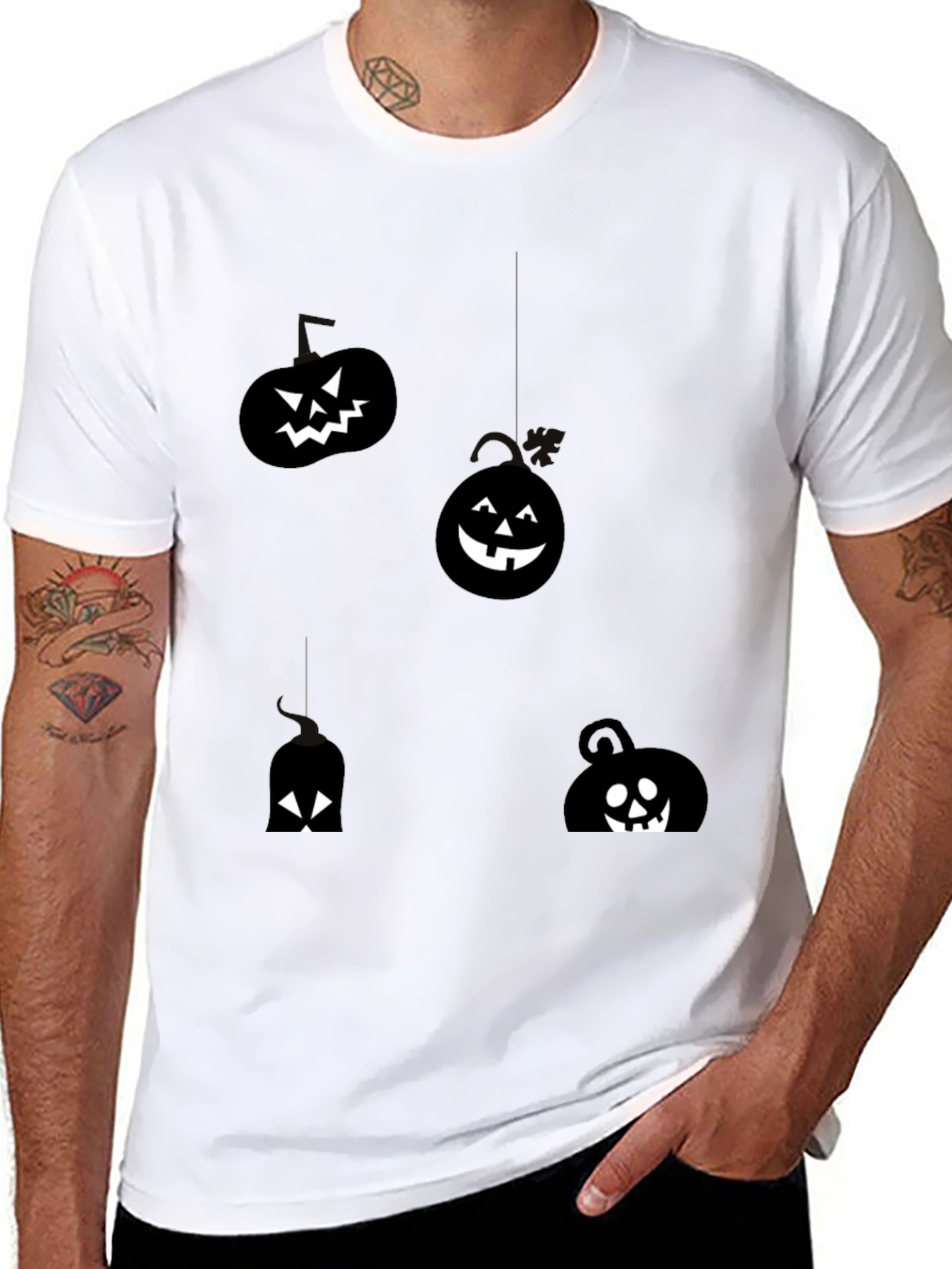 Halloween Pumpkin Graphic T-Shirt