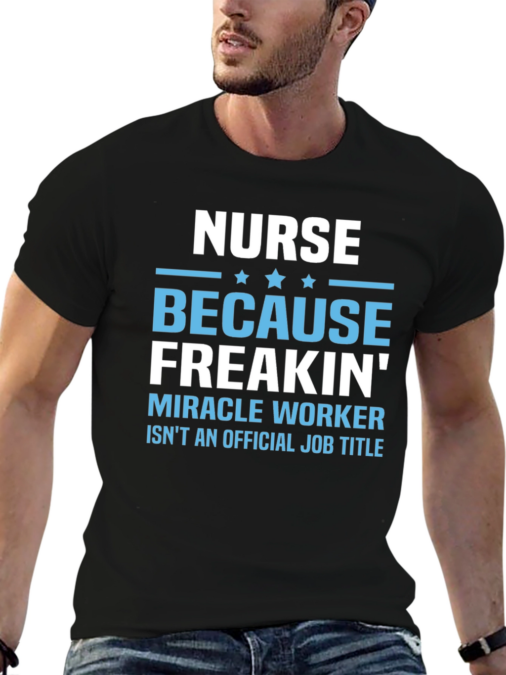 Nurse Miracle Worker Graphic T-Shirt