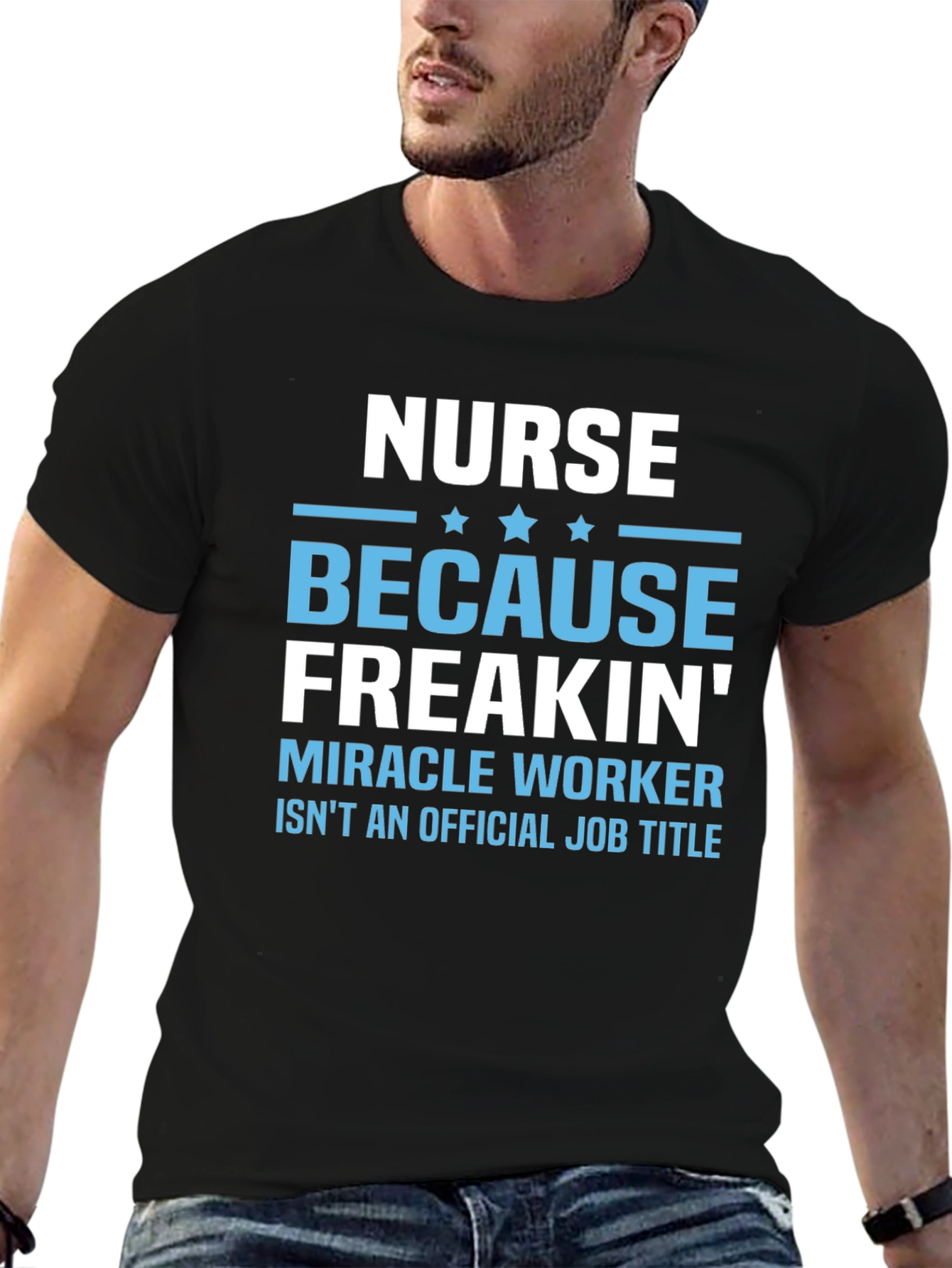 Nurse Miracle Worker Graphic T-Shirt