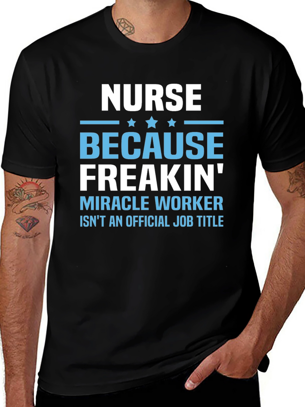 Nurse Miracle Worker Graphic T-Shirt