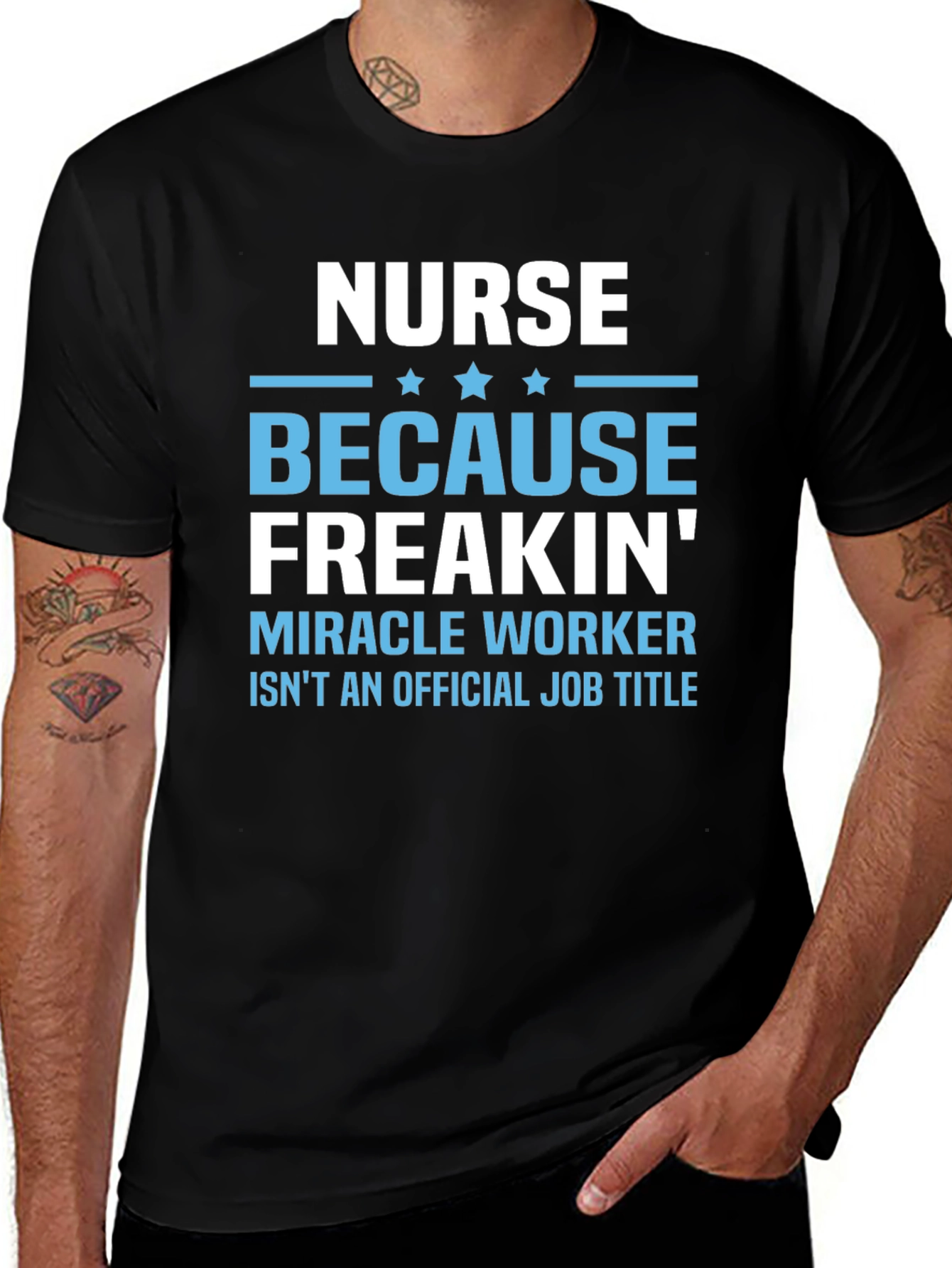 Nurse Miracle Worker Graphic T-Shirt