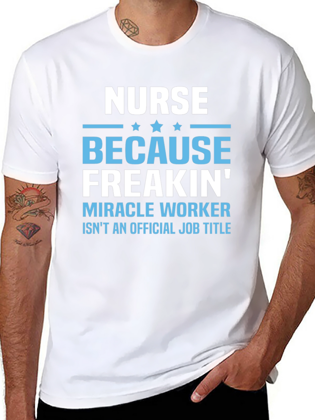 Nurse Miracle Worker Graphic T-Shirt