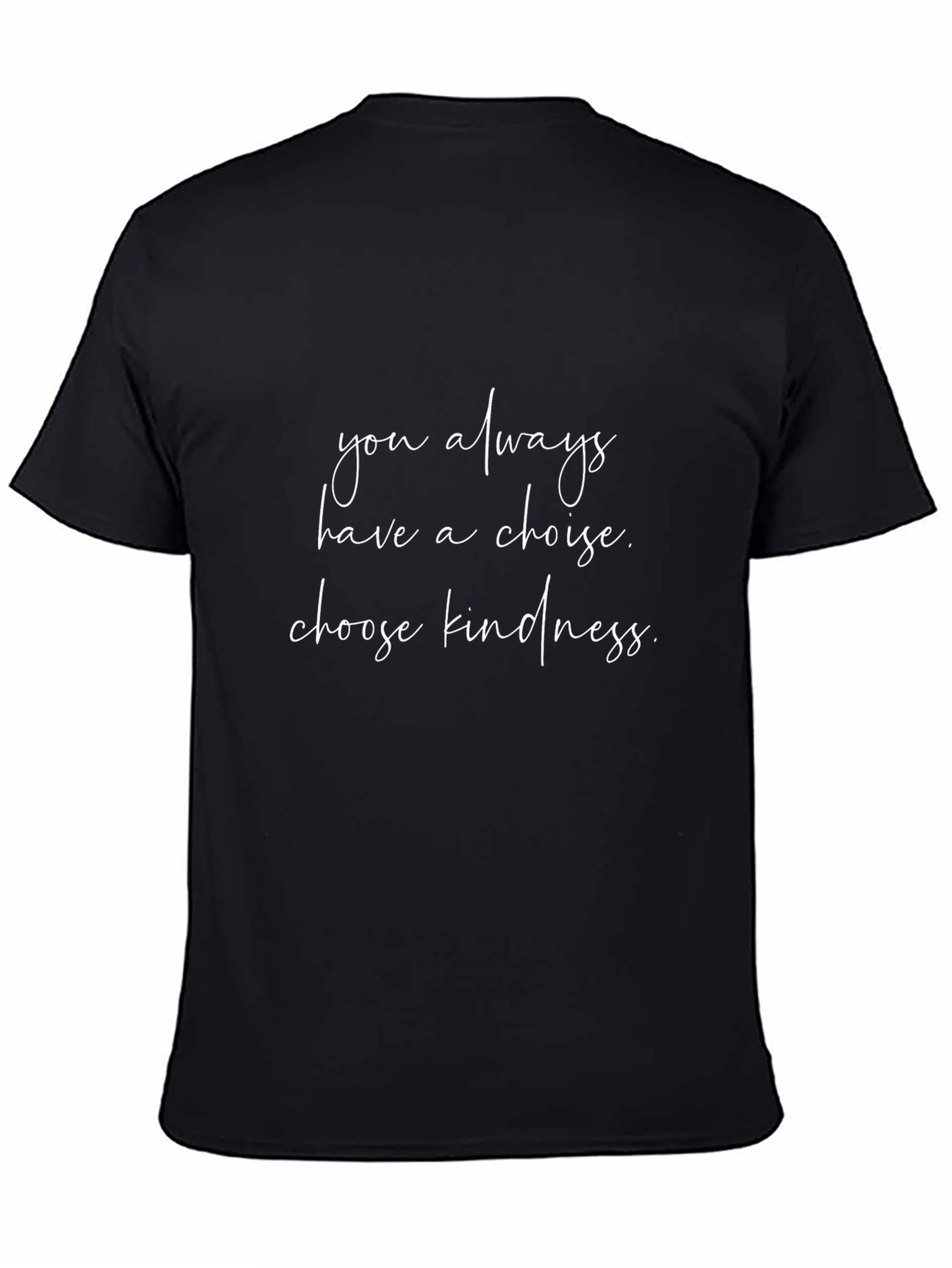 Choose Kindness Black Graphic T-Shirt