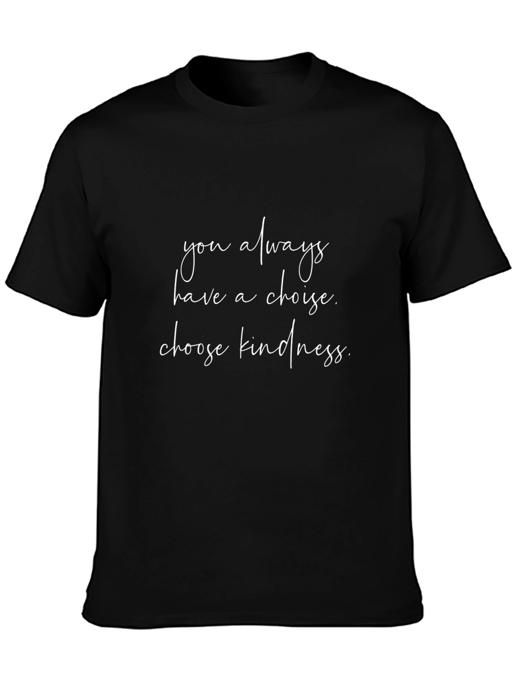 Choose Kindness Black Graphic T-Shirt