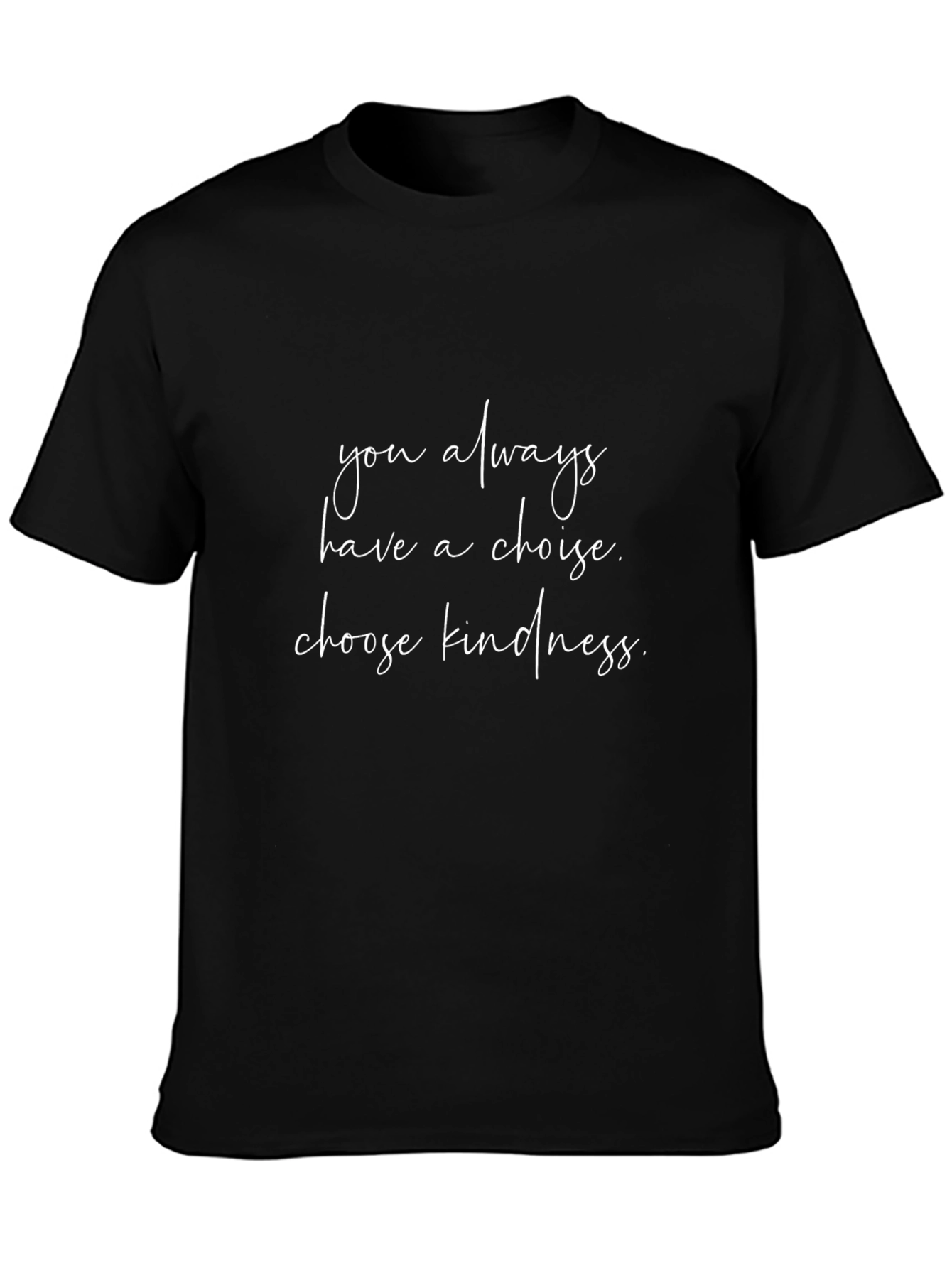 Choose Kindness Black Graphic T-Shirt