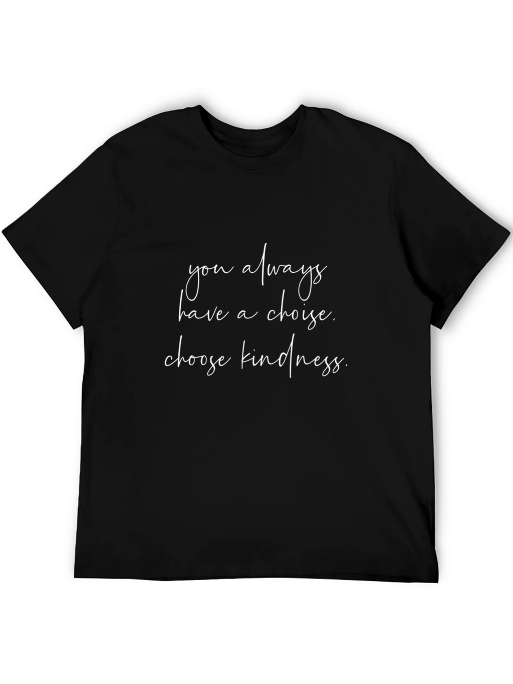Choose Kindness Black Graphic T-Shirt