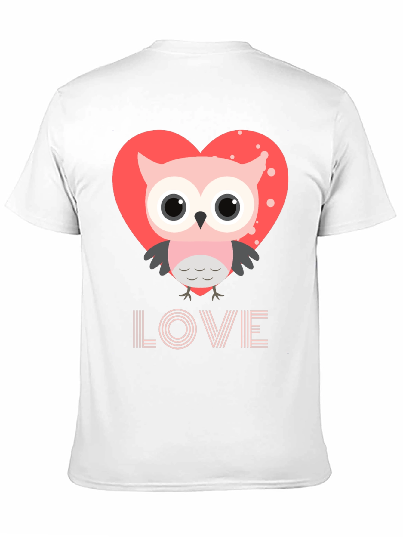 Owl Love Graphic Tee - Cute Valentines Day Shirt
