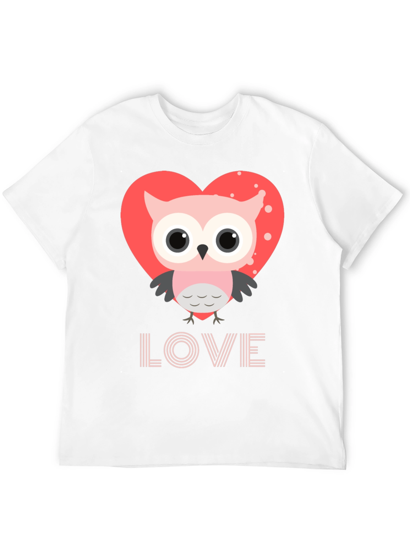 Owl Love Graphic Tee - Cute Valentines Day Shirt