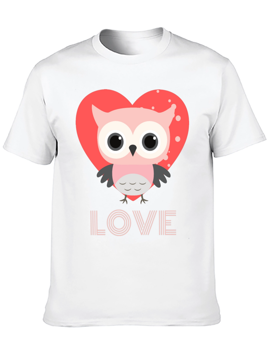 Owl Love Graphic Tee - Cute Valentines Day Shirt