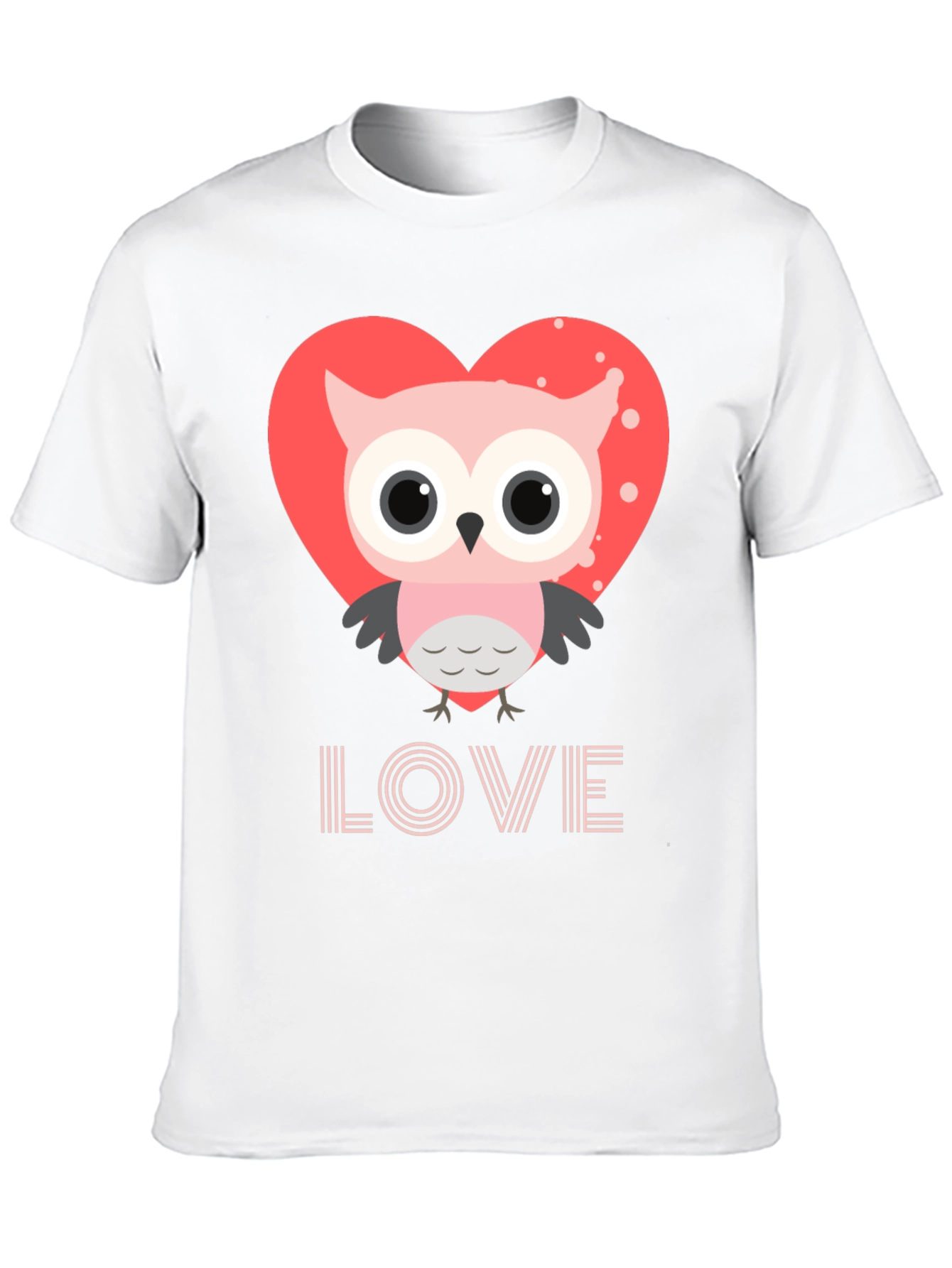 Owl Love Graphic Tee - Cute Valentines Day Shirt