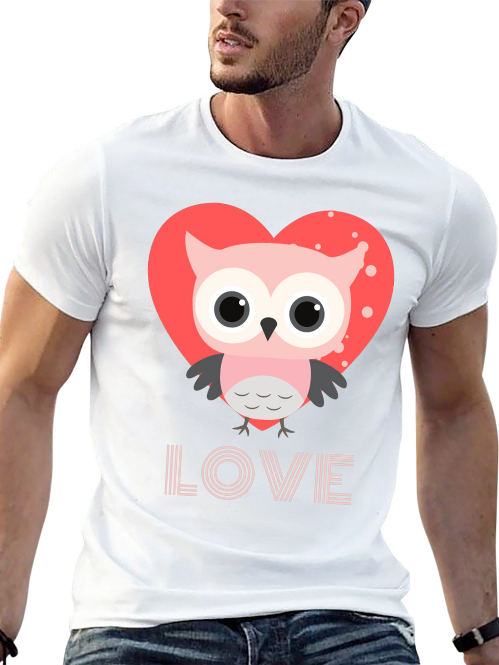 Owl Love Graphic Tee - Cute Valentines Day Shirt
