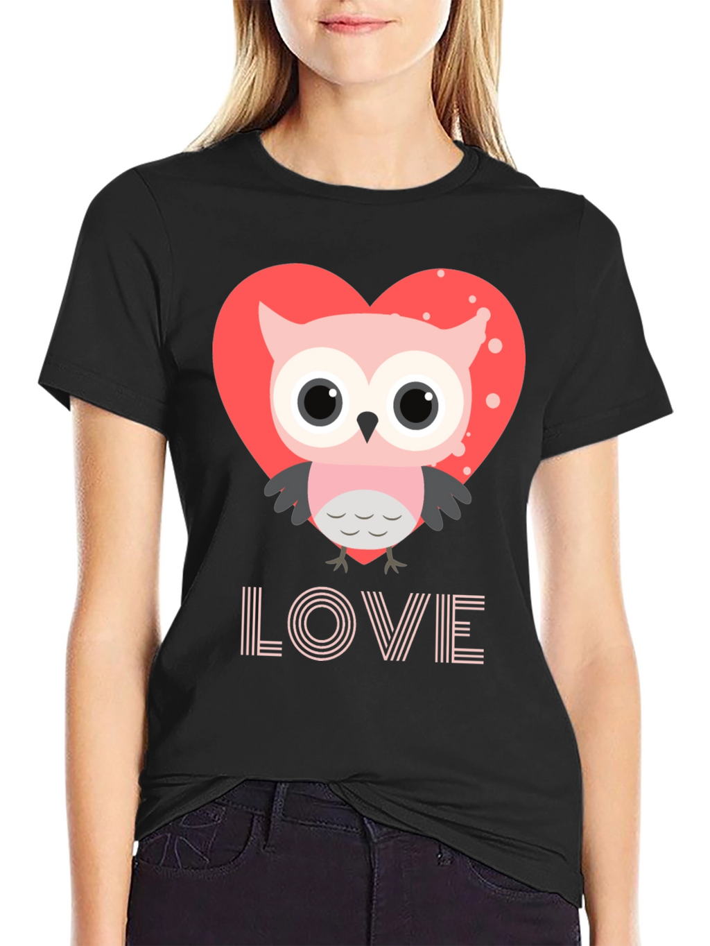 Owl Love Graphic Tee - Cute Valentines Day Shirt