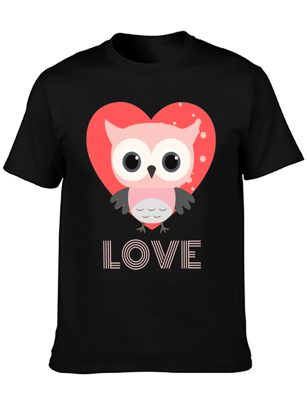 Owl Love Graphic Tee - Cute Valentines Day Shirt