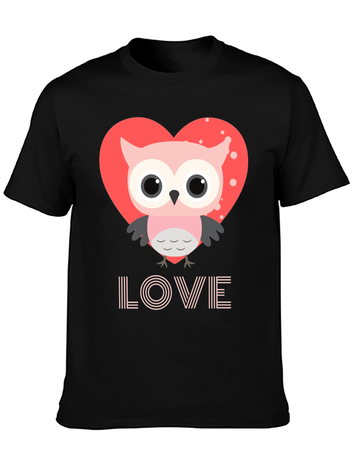 Owl Love Graphic Tee - Cute Valentines Day Shirt