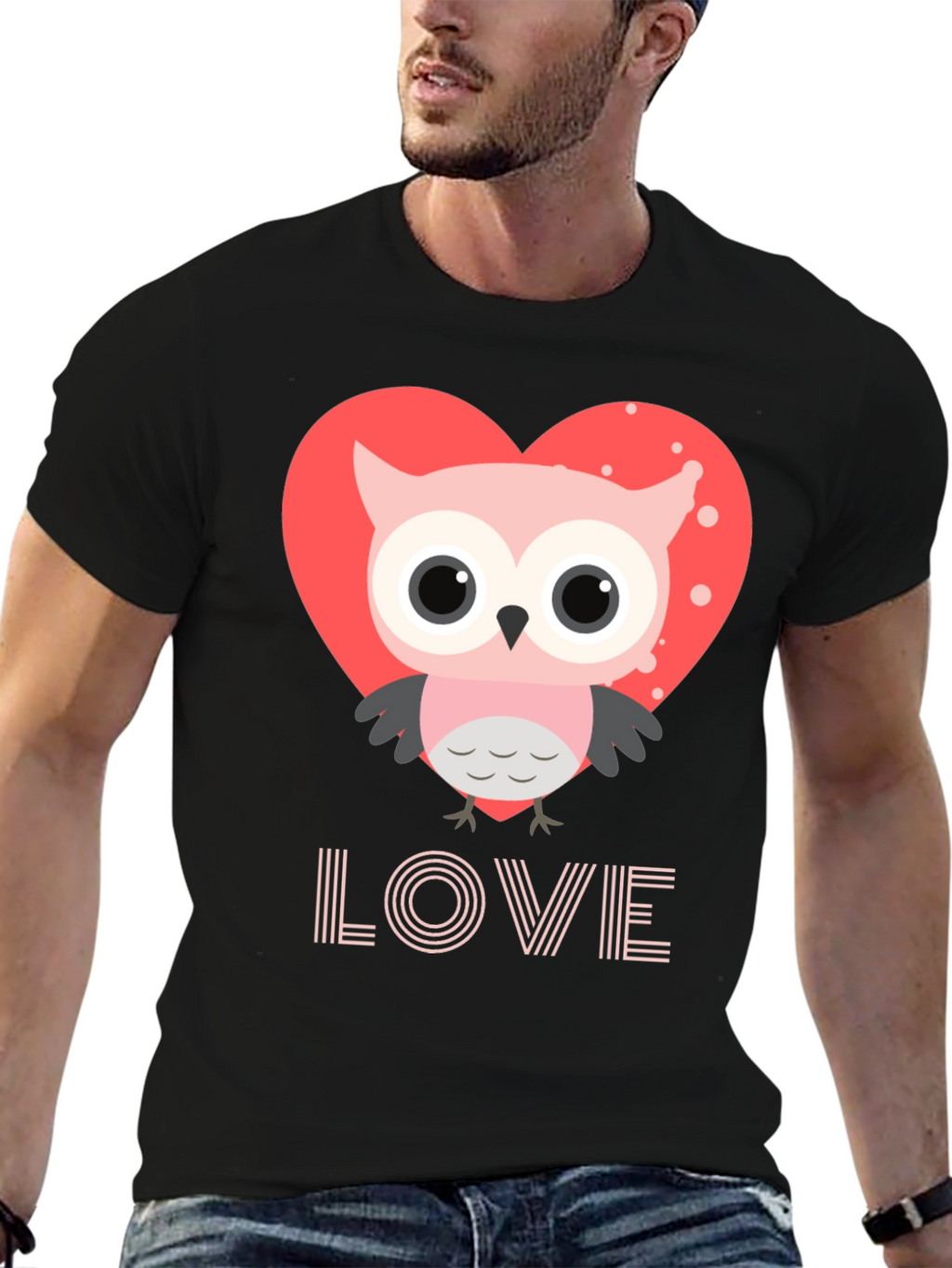 Owl Love Graphic Tee - Cute Valentines Day Shirt
